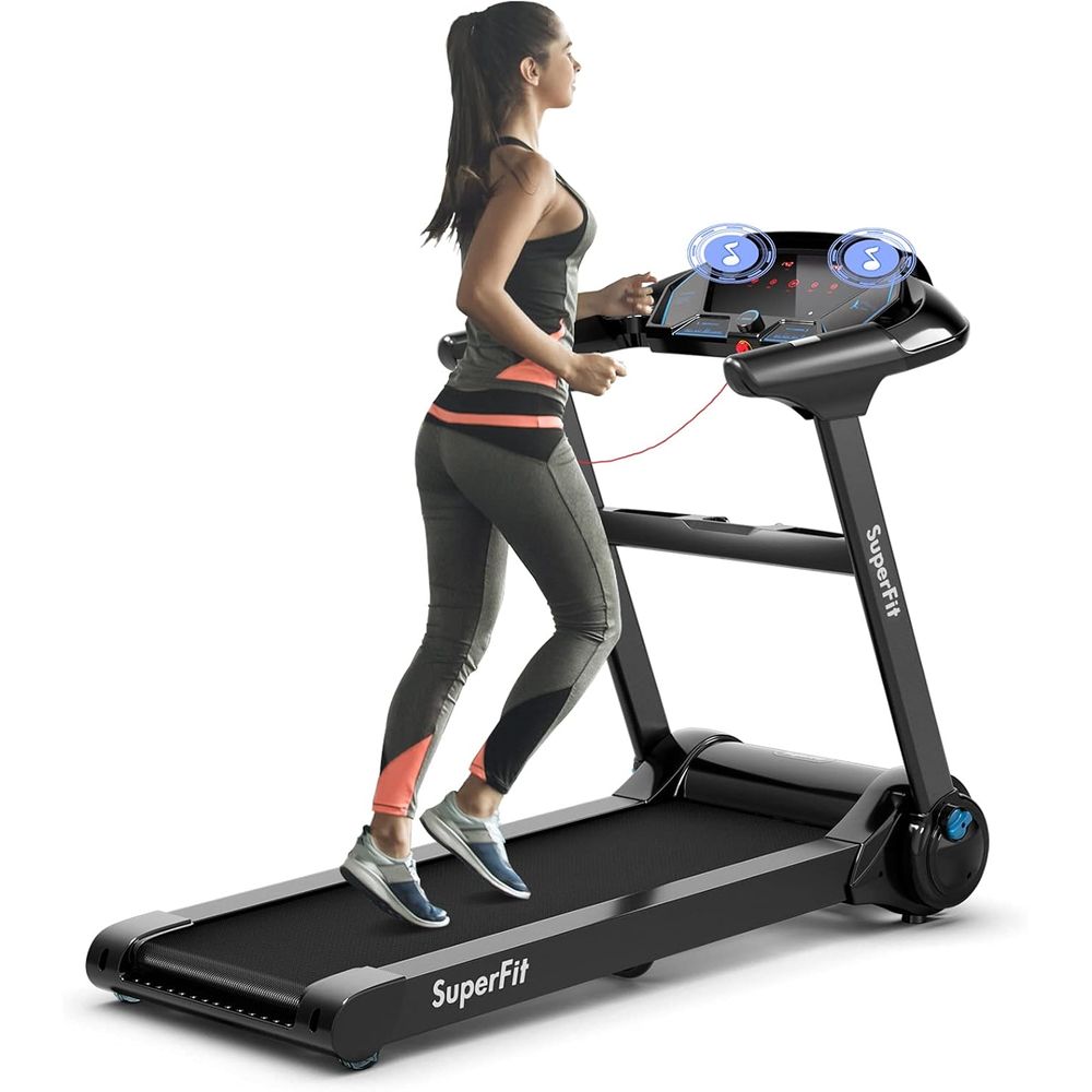 Home Gym No Equipment - 2.25HP Electric Motorized Treadmill with Smart