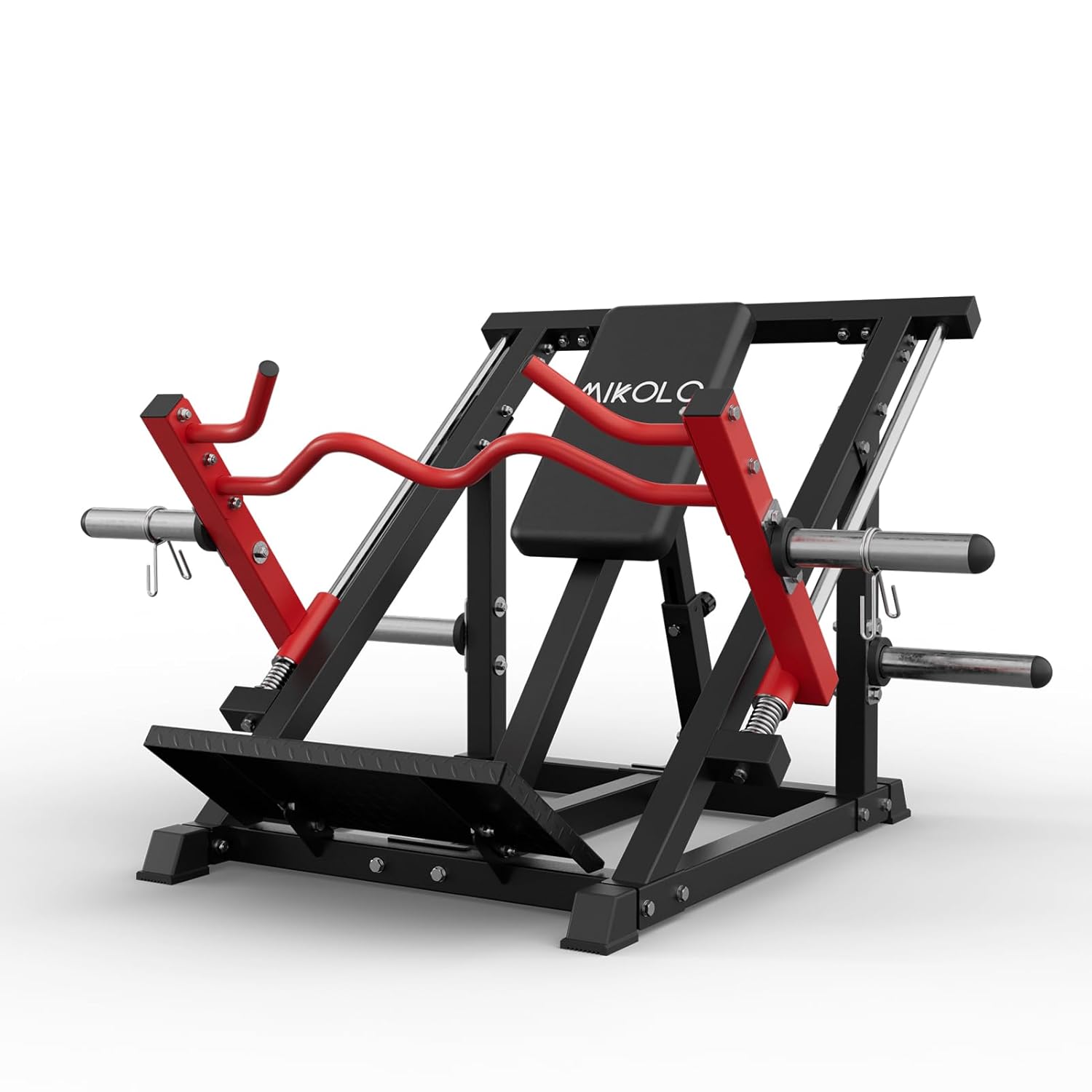 Home Gym With Smith Machine - Plate-Loaded Linear Row Machine Smith Row