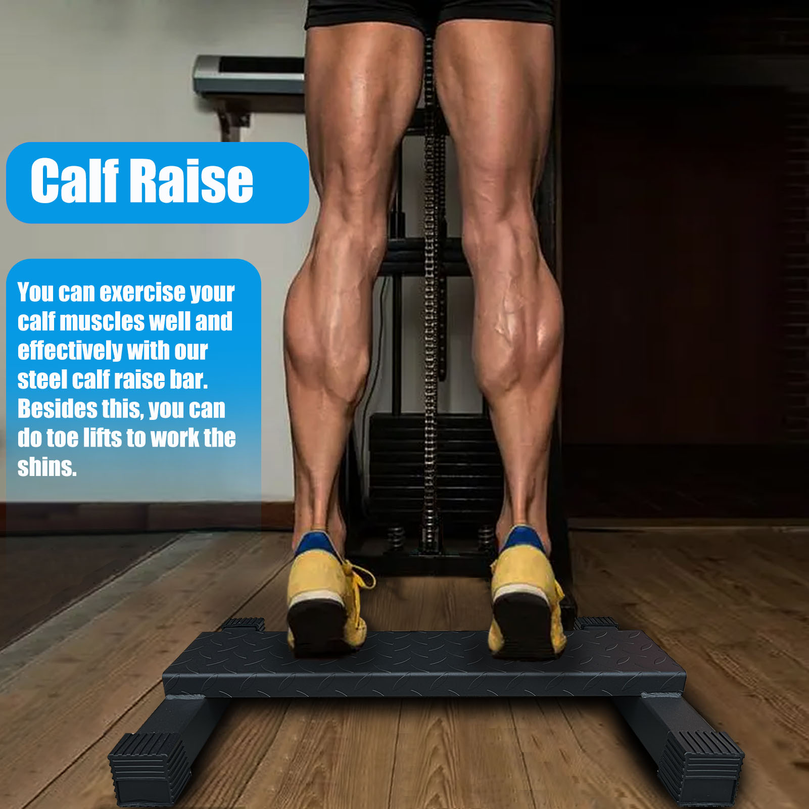 Home Gym Nala - Home Gym Steel Calf Raise Bar
