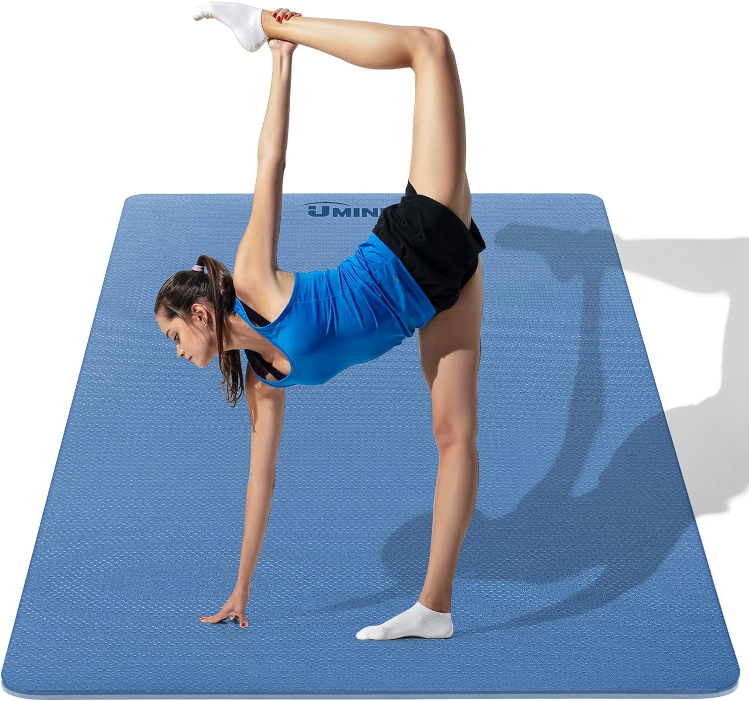 Home Gym Yoga Mat - Large Yoga Mat 1/4 & 2/5