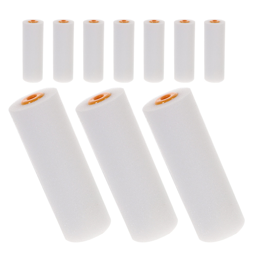 Foam Roller High Density - 10Pcs High Density Sponge Paint Roller