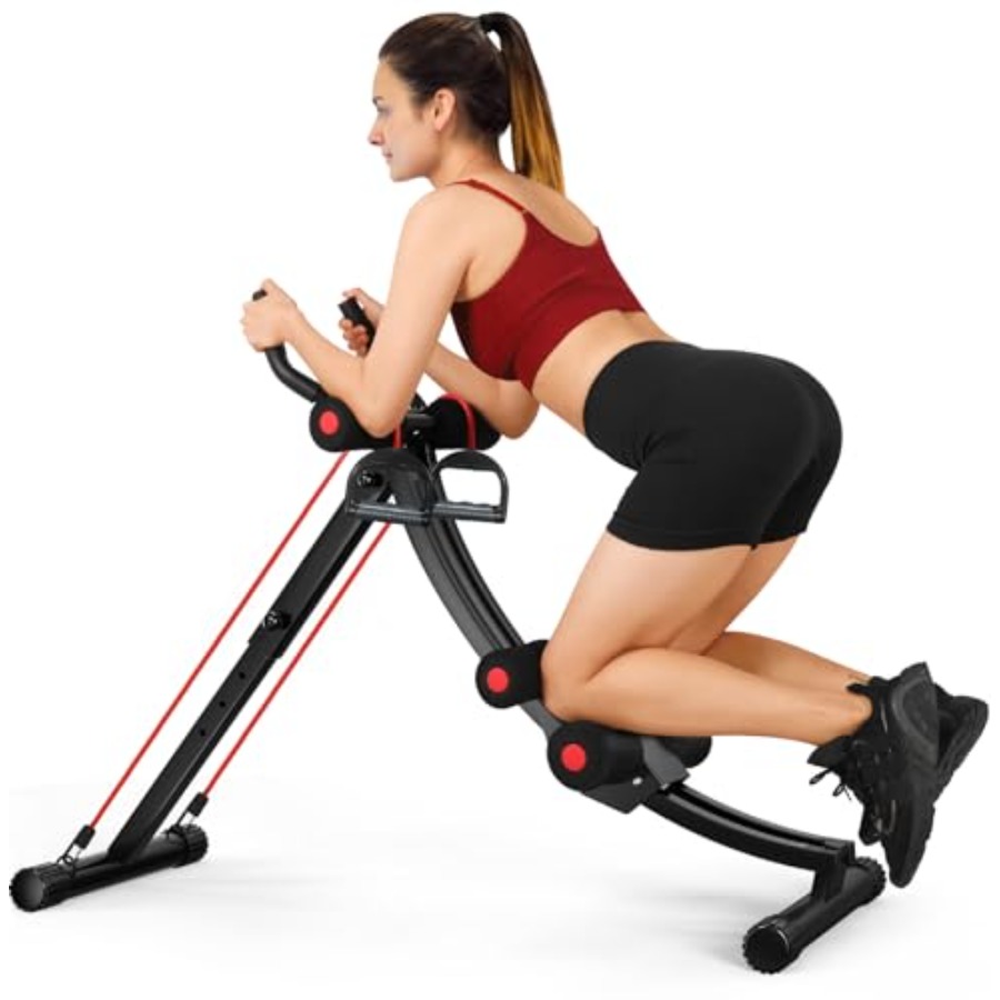 Home Gym Foldable - Ab Workout Equipment for Home Gym,