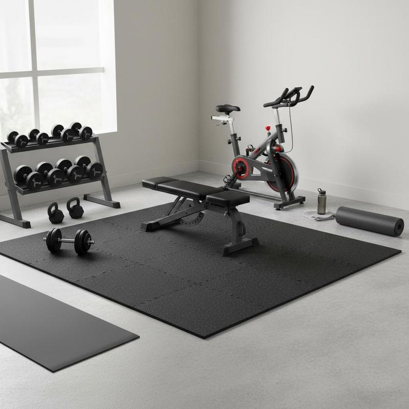 Home Gym Yoga Mat - EVA Interlocking Foam Floor Tiles 24