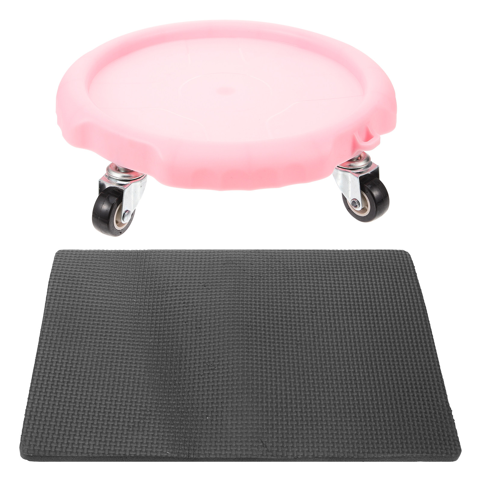 Home Gym Fitness - 1Set Silent Abdominal Trainer Roller Disc