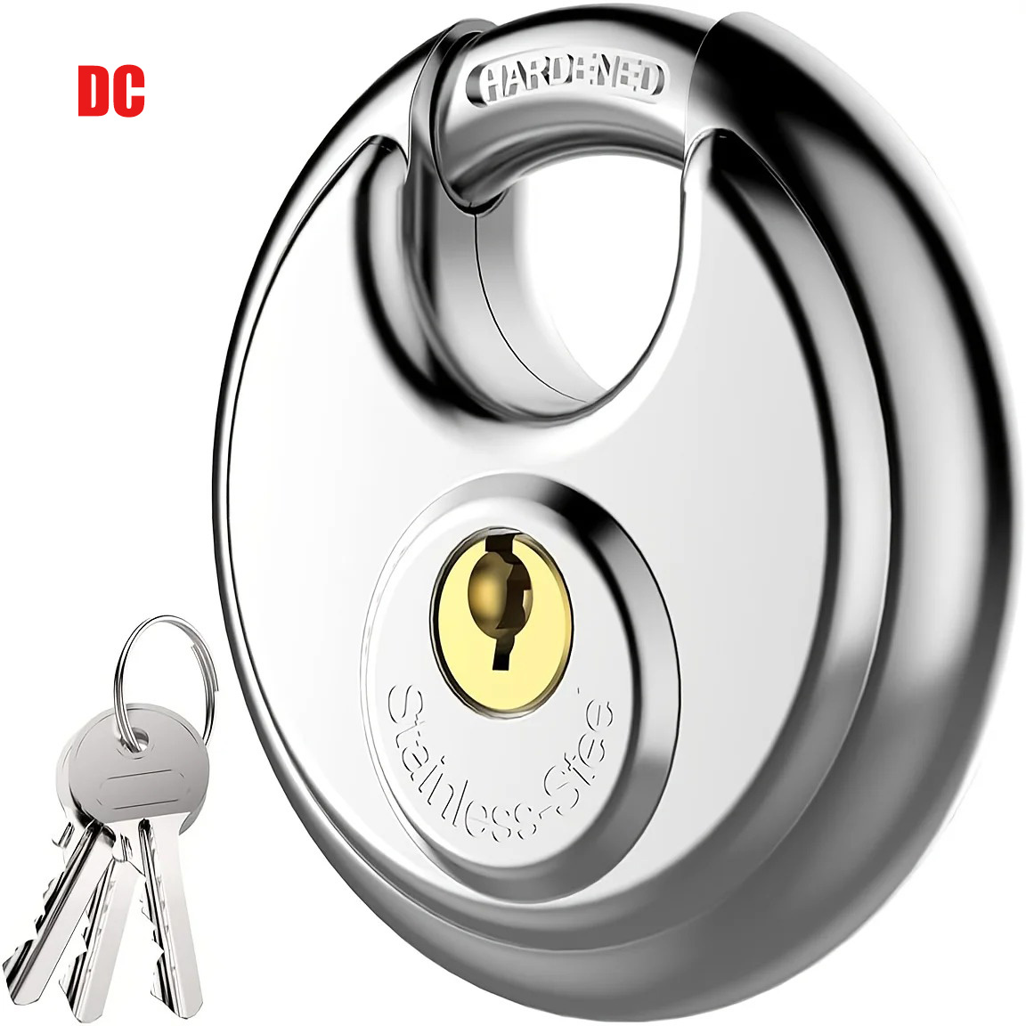 Home Gym Compact - 1/2/3PCS 60MM Round Stainless steel Heavy