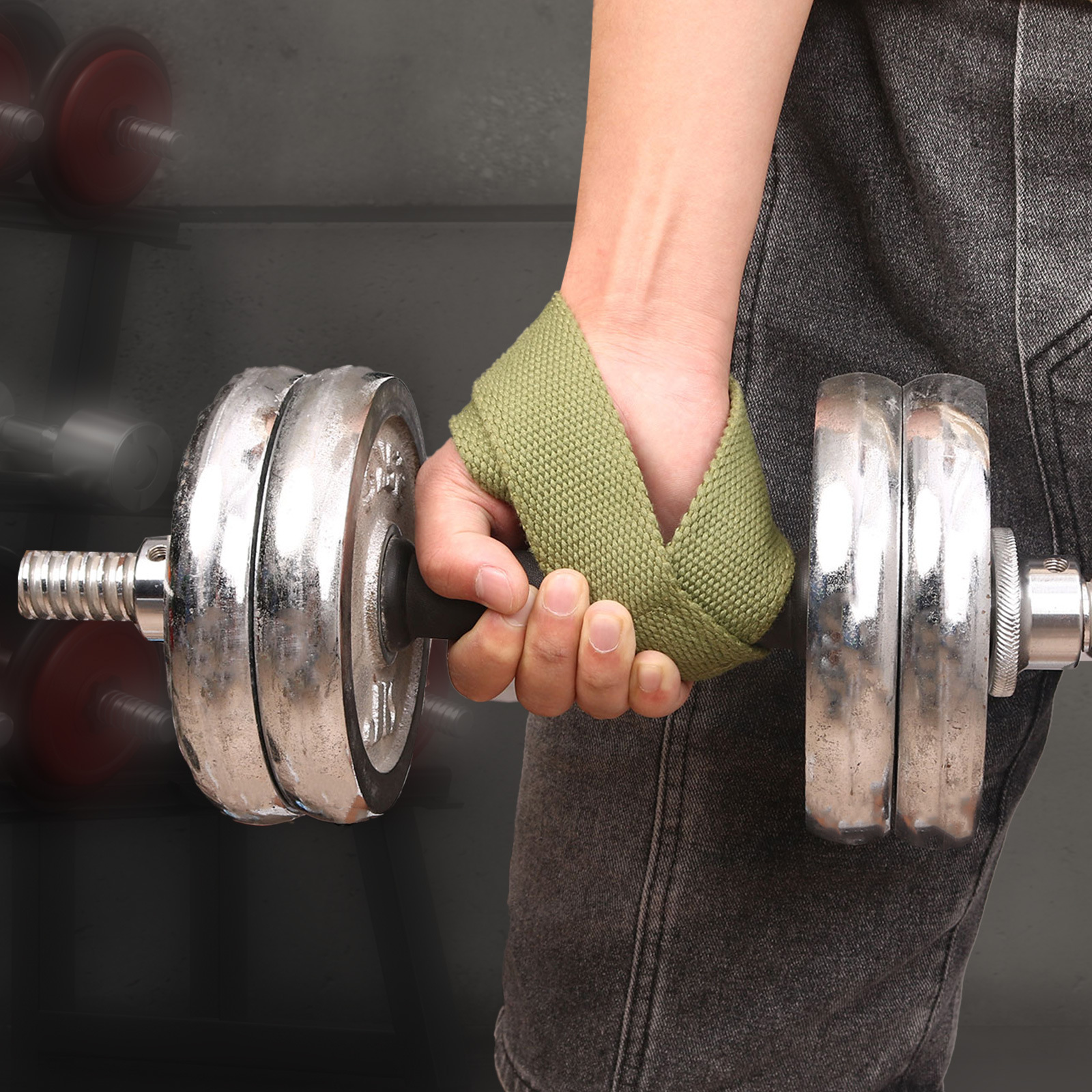 1Pair Nylon Figure 8 Straps De - Deadlift Jack Barbell recensie en prijs