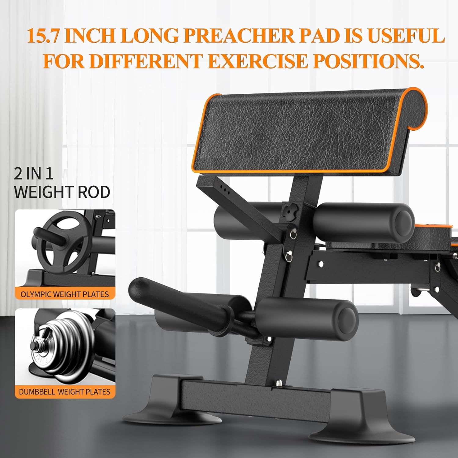Adjustable Weight Bench Multi- - Home Gym Leg Extension Machine recensie en prijs