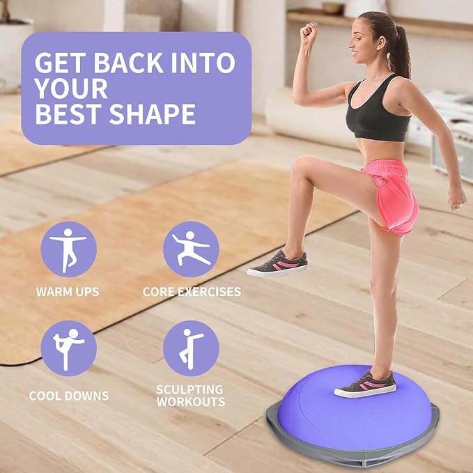 70cm Bosu Balance Ball, Anti-S - Home Gym Fitness recensie en prijs