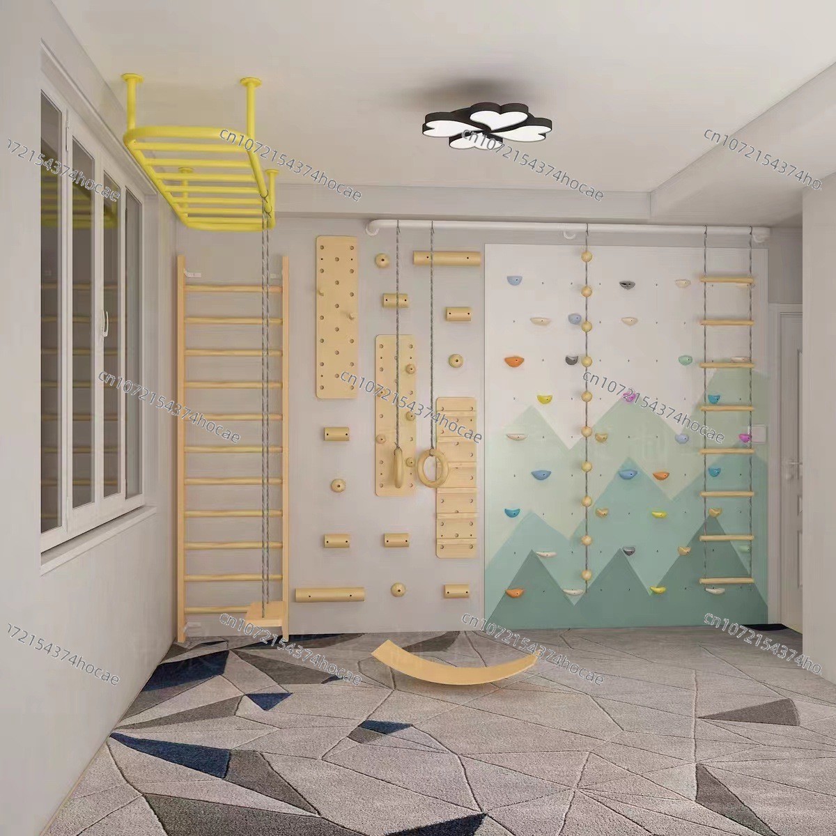 Kids Indoor Wooden Climbing Wa - Gymnastic Rings Wooden recensie en prijs