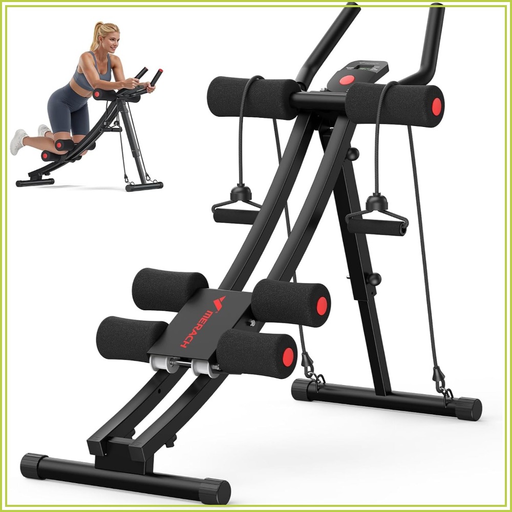 Adjustable Dual Track Ab Train - Home Gym Foldable recensie en prijs
