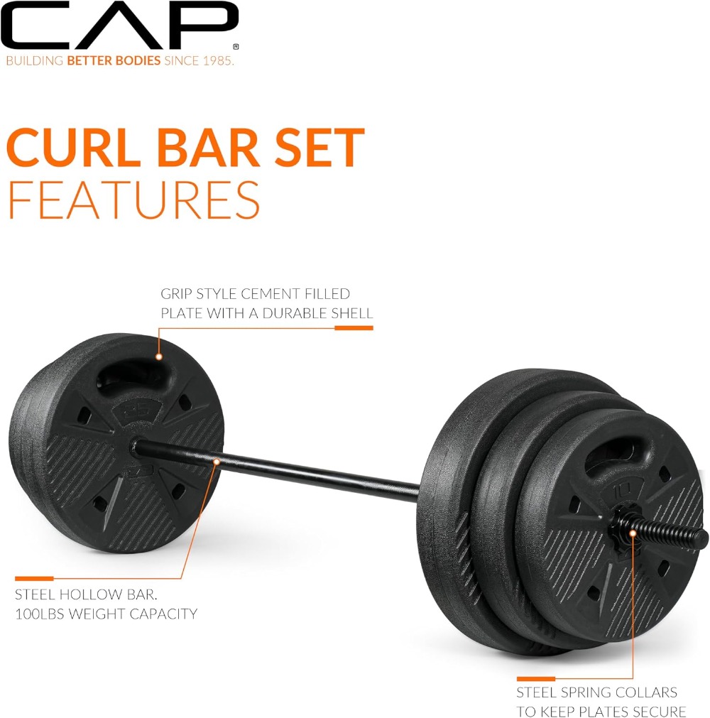 CAP Threaded Barbell Set with  - Home Gym Fitness recensie en prijs