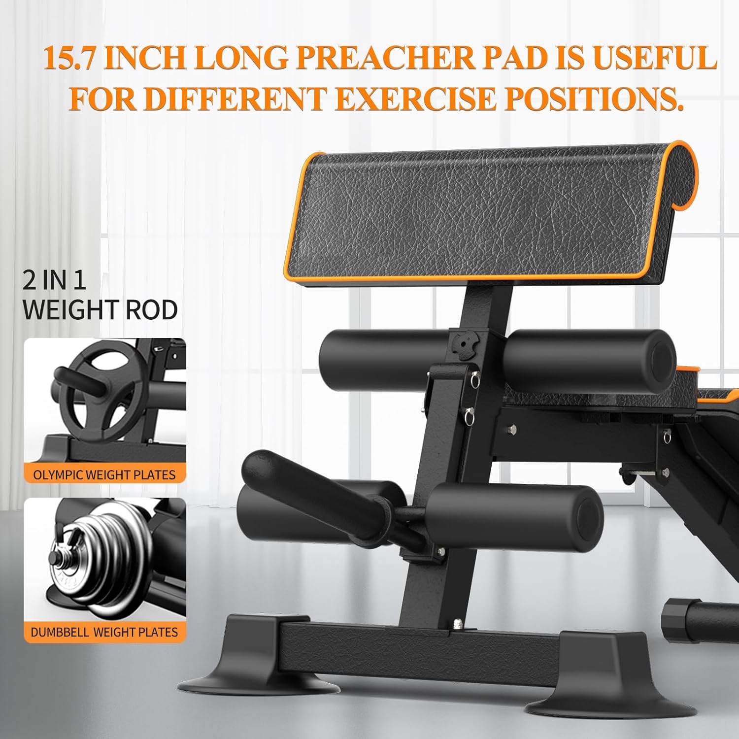 Adjustable Weight Bench Multi- - Home Gym Leg Extension Machine recensie en prijs