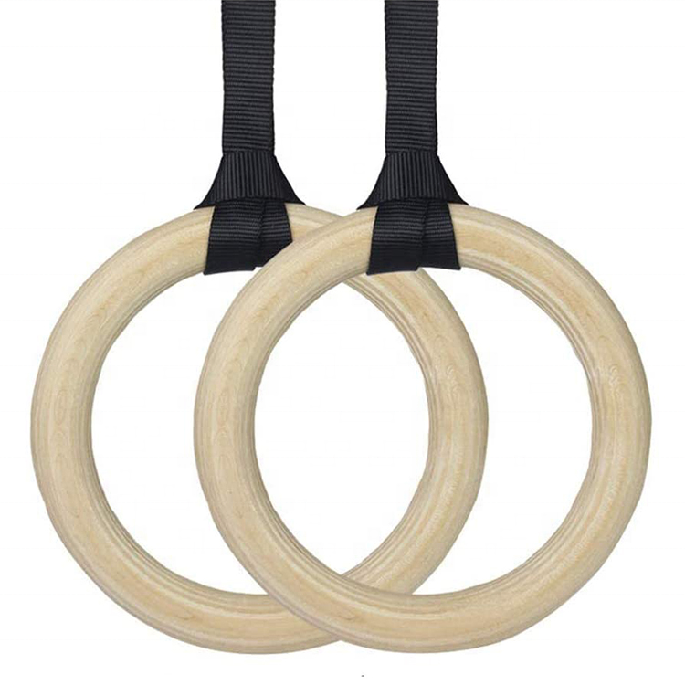 Outdoor Fitness Equipment Gym  - Gymnastic Rings Wooden recensie en prijs