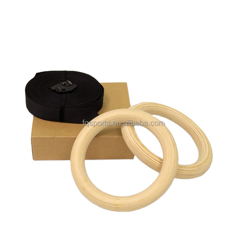 Outdoor Fitness Equipment Gym  - Gymnastic Rings Wooden recensie en prijs