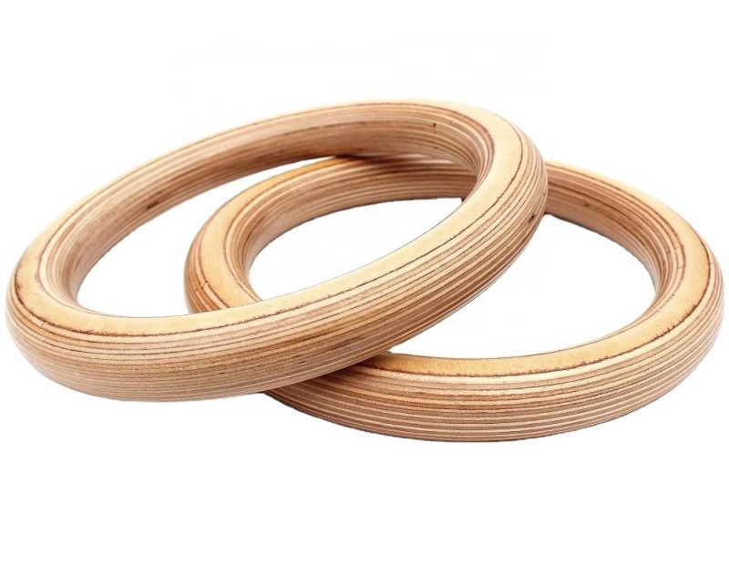 Outdoor Fitness Equipment Gym  - Gymnastic Rings Wooden recensie en prijs