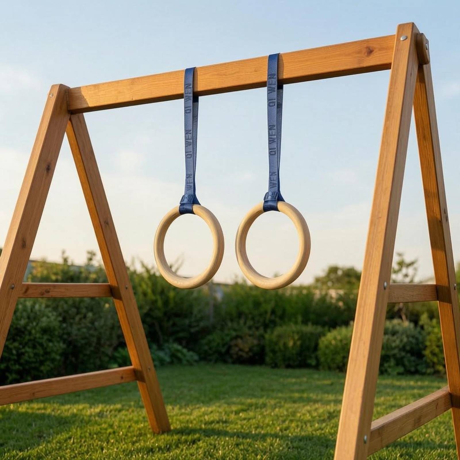 Wooden Gym Rings Woven Strappi - Gymnastic Rings Wooden recensie en prijs