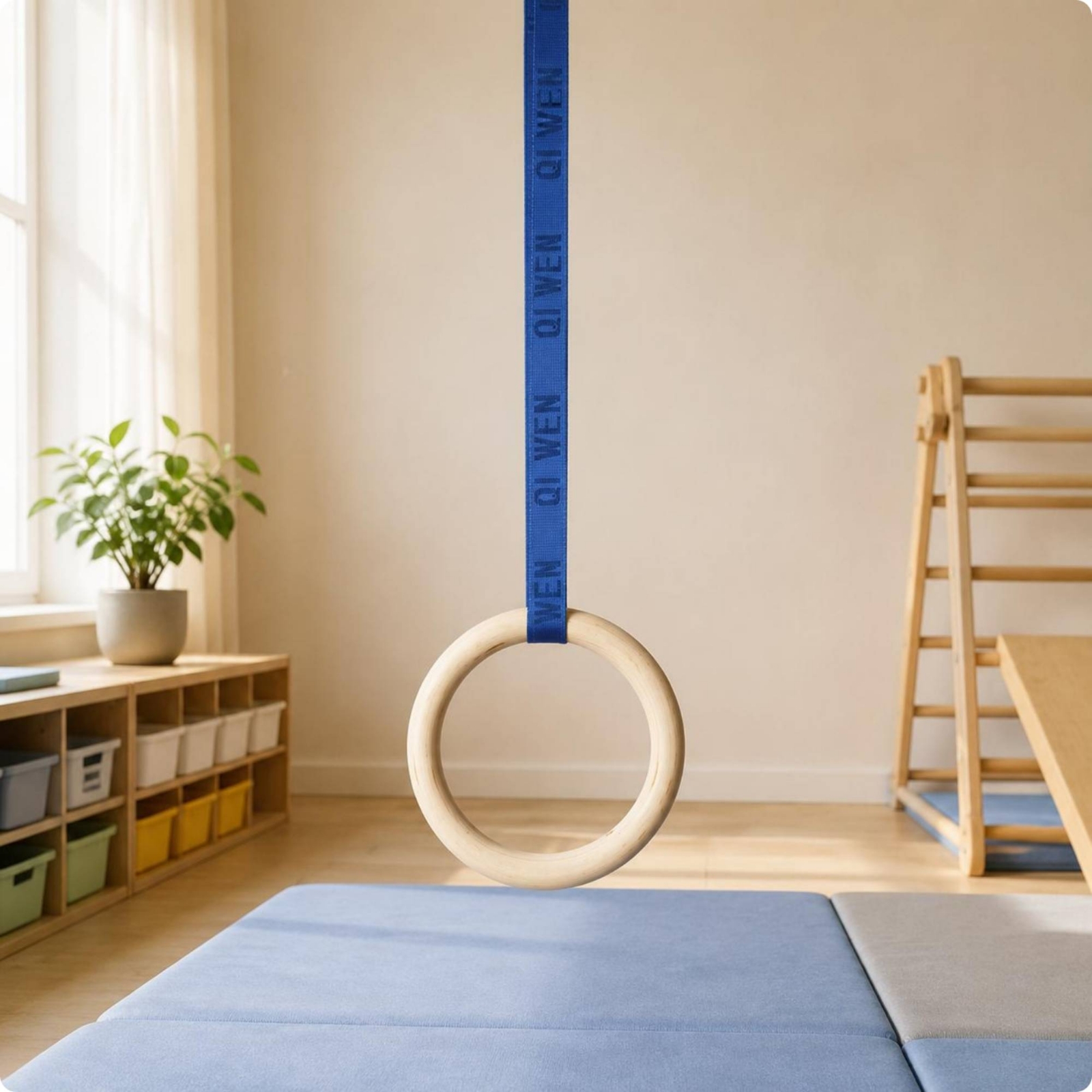 Wooden Gym Rings Woven Strappi - Gymnastic Rings Wooden recensie en prijs