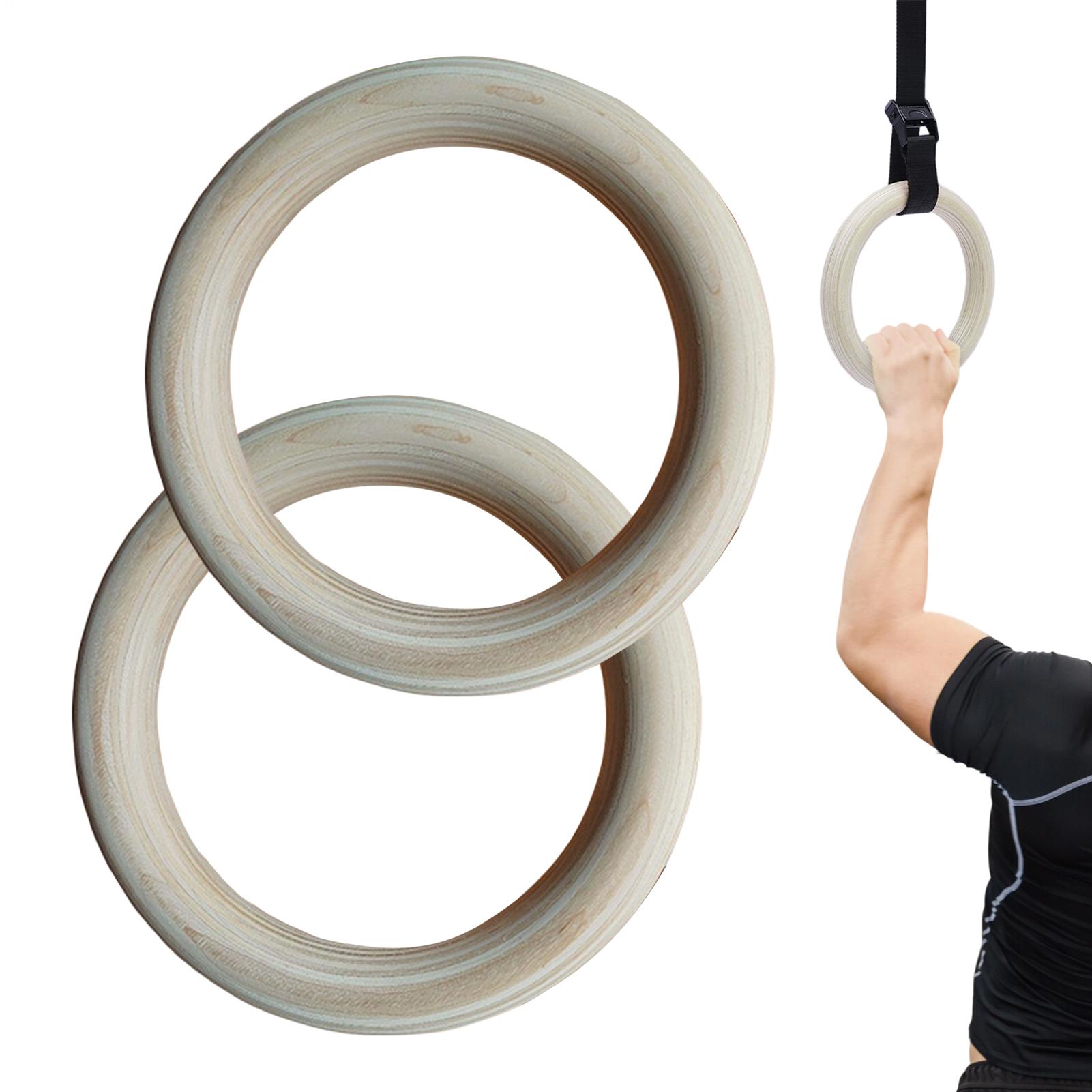 2Pcs/Pairs Wooden Portable Gym - Gymnastic Rings Wooden recensie en prijs