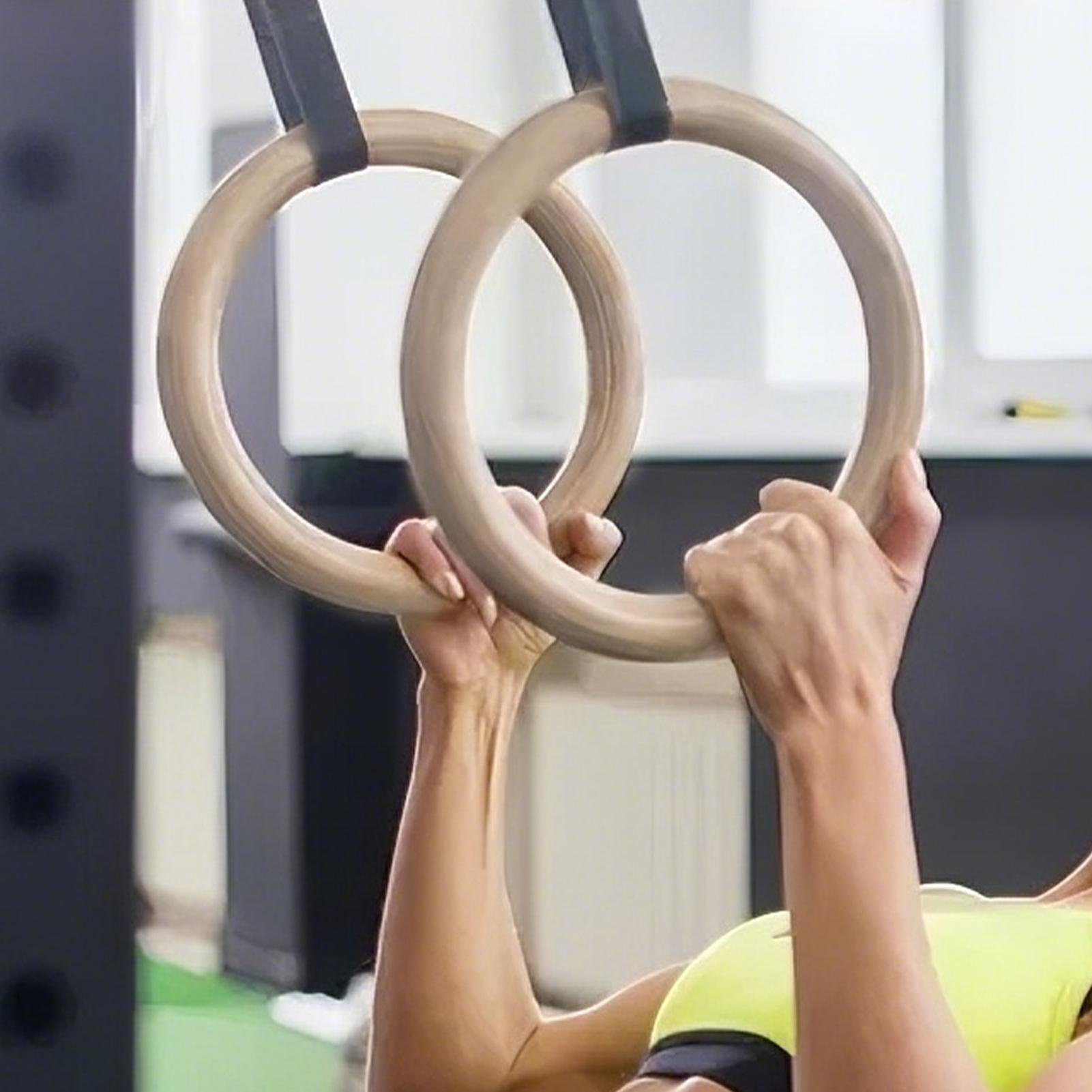 2Pcs/Pairs Wooden Portable Gym - Gymnastic Rings Wooden recensie en prijs