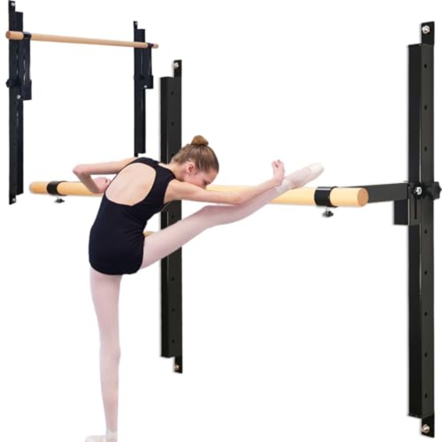 Wall Mounted Ballet Barre 4ft  - Home Gym Foldable recensie en prijs