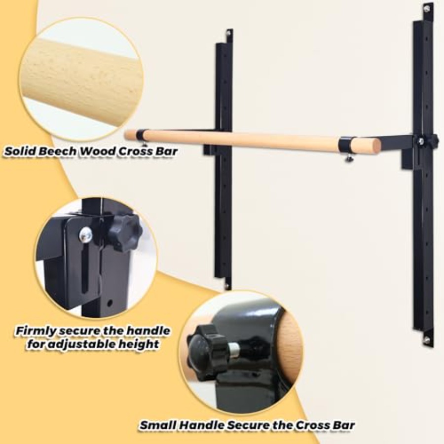 Wall Mounted Ballet Barre 4ft  - Home Gym Foldable recensie en prijs