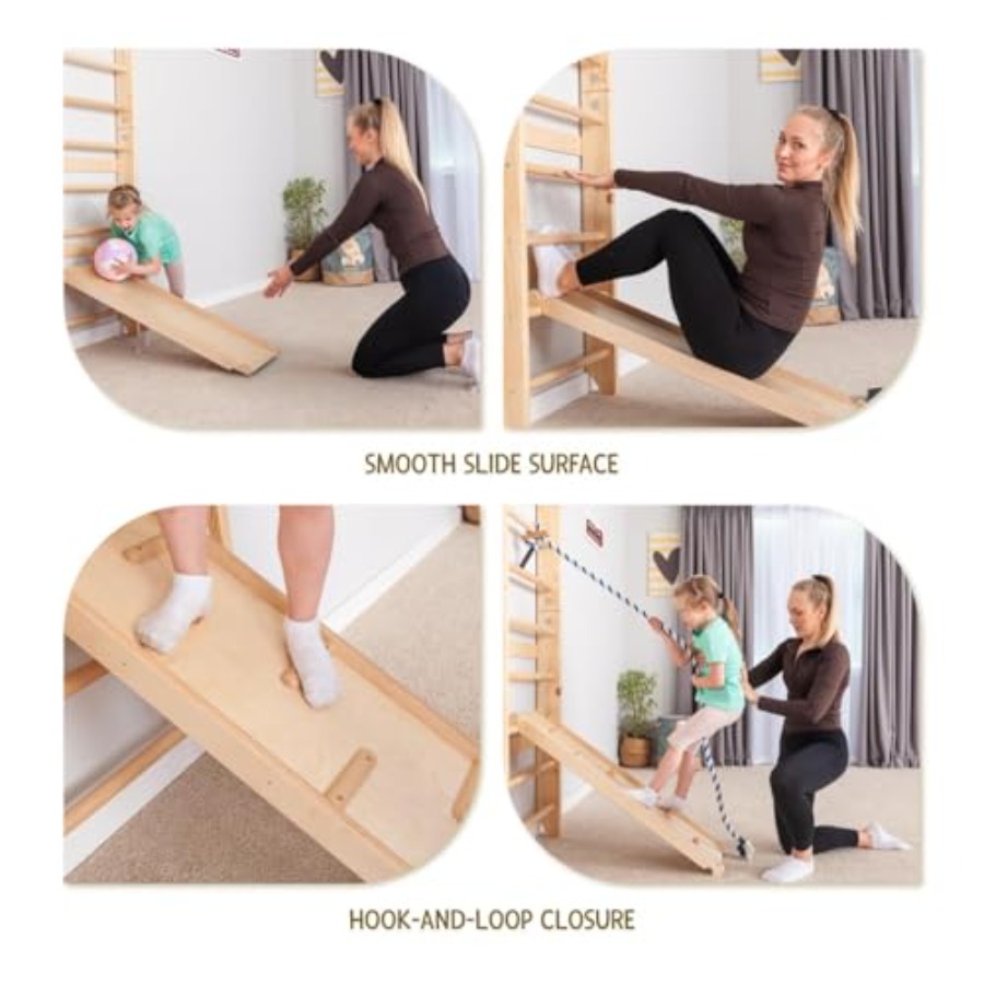 Swedish Ladder Wall Bars for h - Gymnastic Rings Wooden recensie en prijs