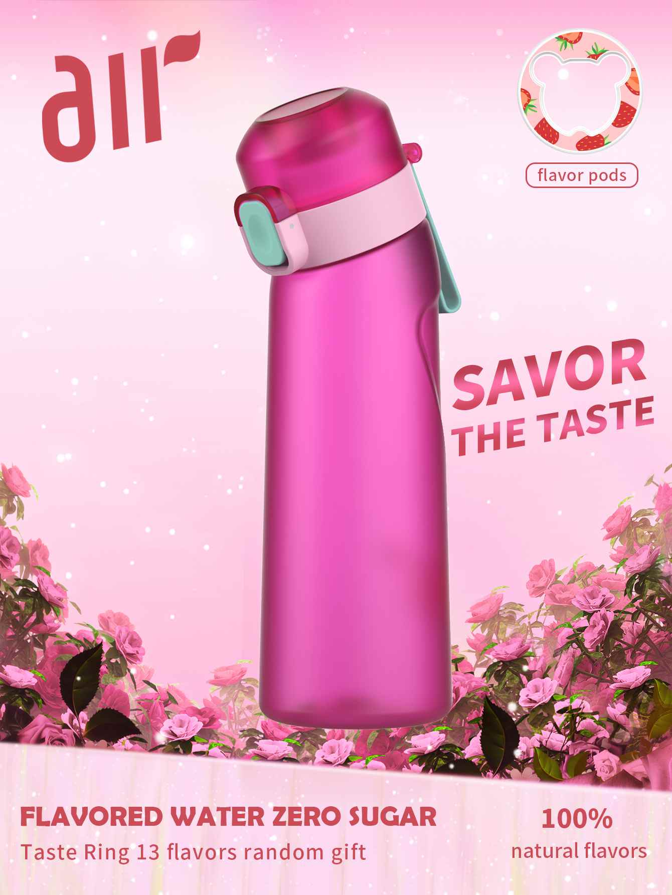 1pc Air Water Bottle With 1pc  - Home Gym Compact recensie en prijs