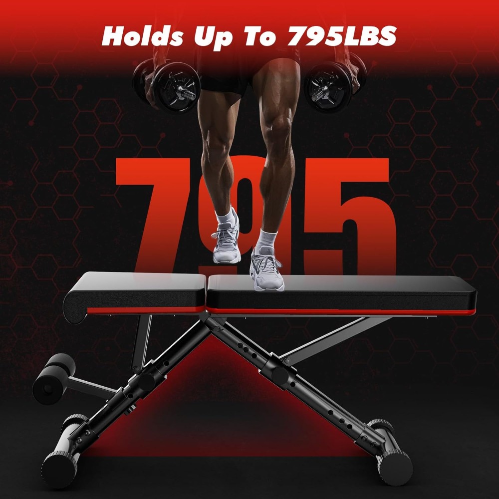 Adjustable Weight Bench for Ho - Home Gym Foldable recensie en prijs
