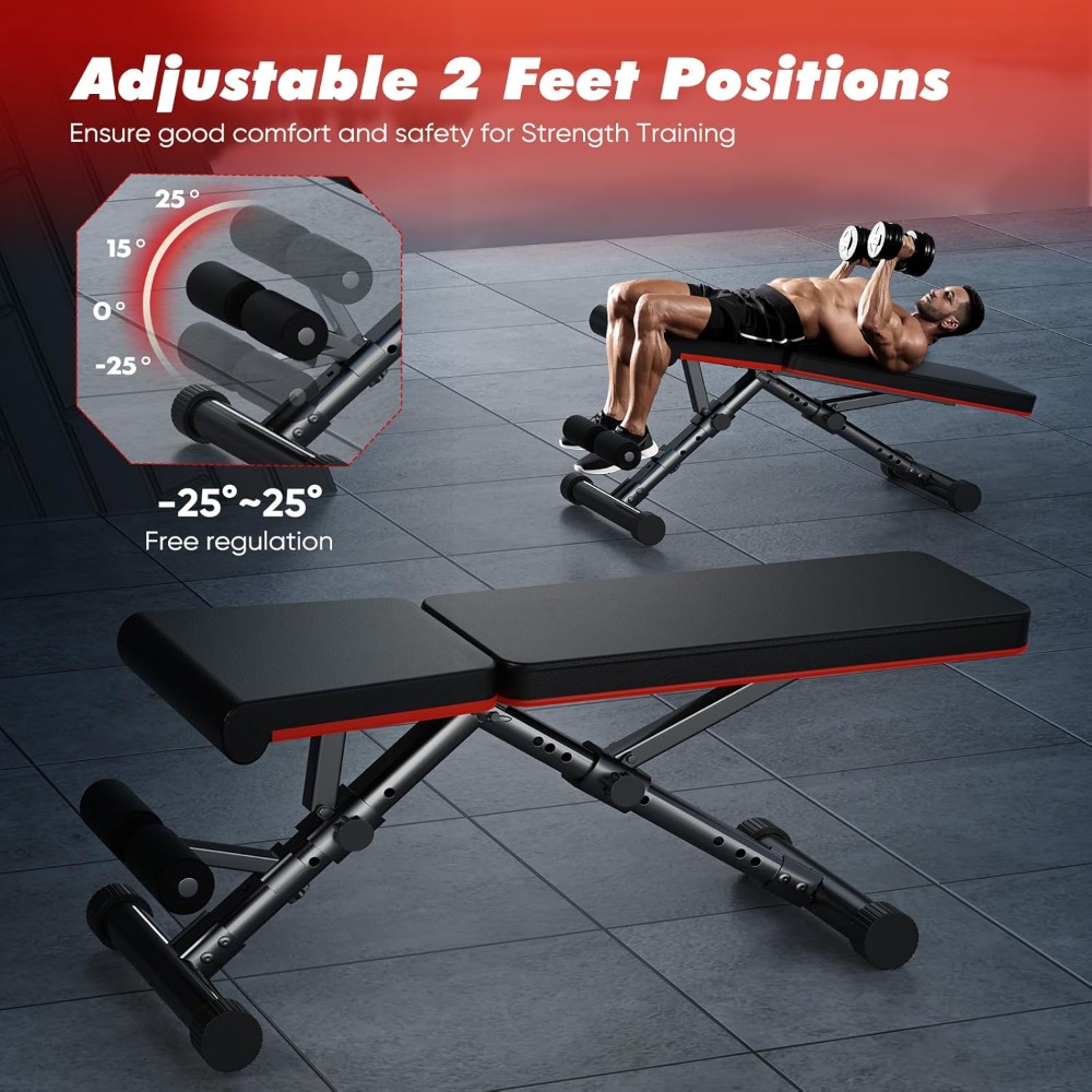 Adjustable Weight Bench for Ho - Home Gym Foldable recensie en prijs