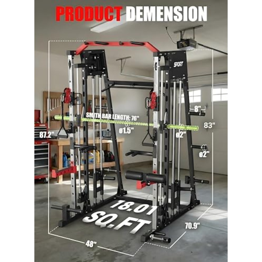 Smith Machine Home Gym All in  - Home Gym With Smith Machine recensie en prijs