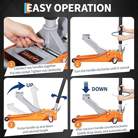 3 Ton Low Profile Hydraulic Ra - Deadlift Jack Barbell recensie en prijs