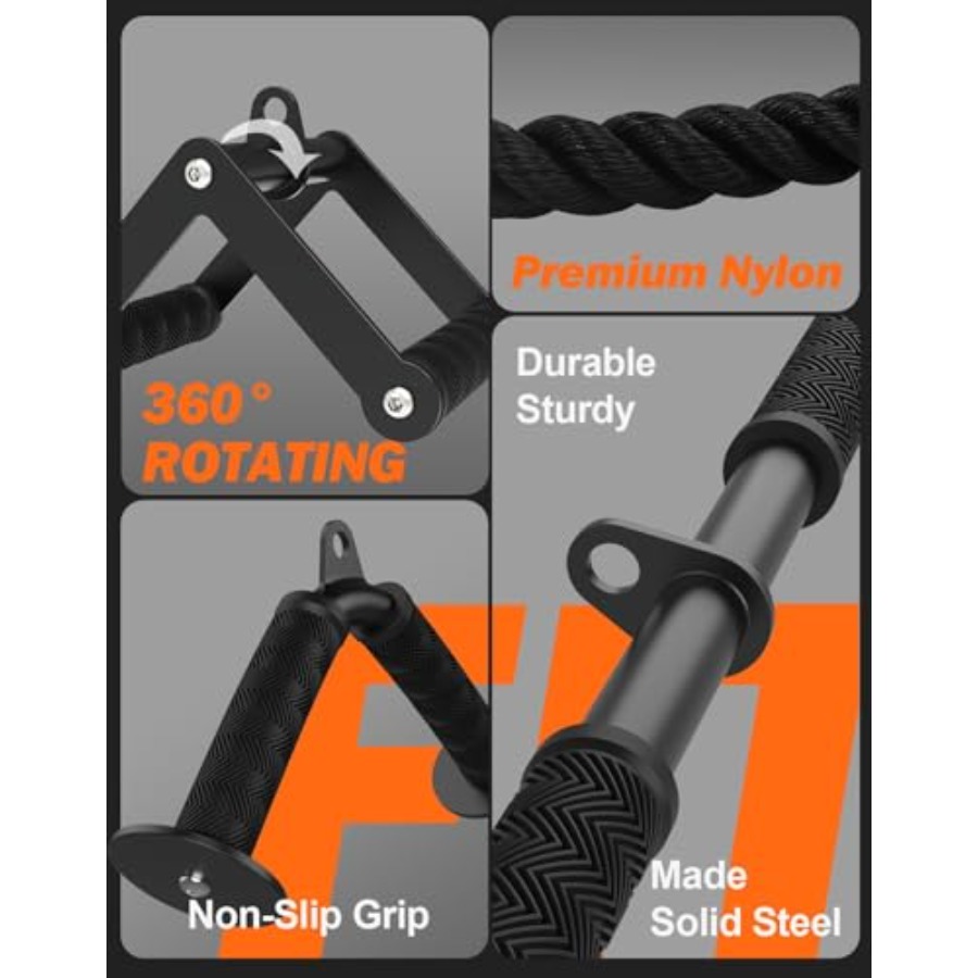 Cable Machine Attachment Set f - Home Gym Nala recensie en prijs