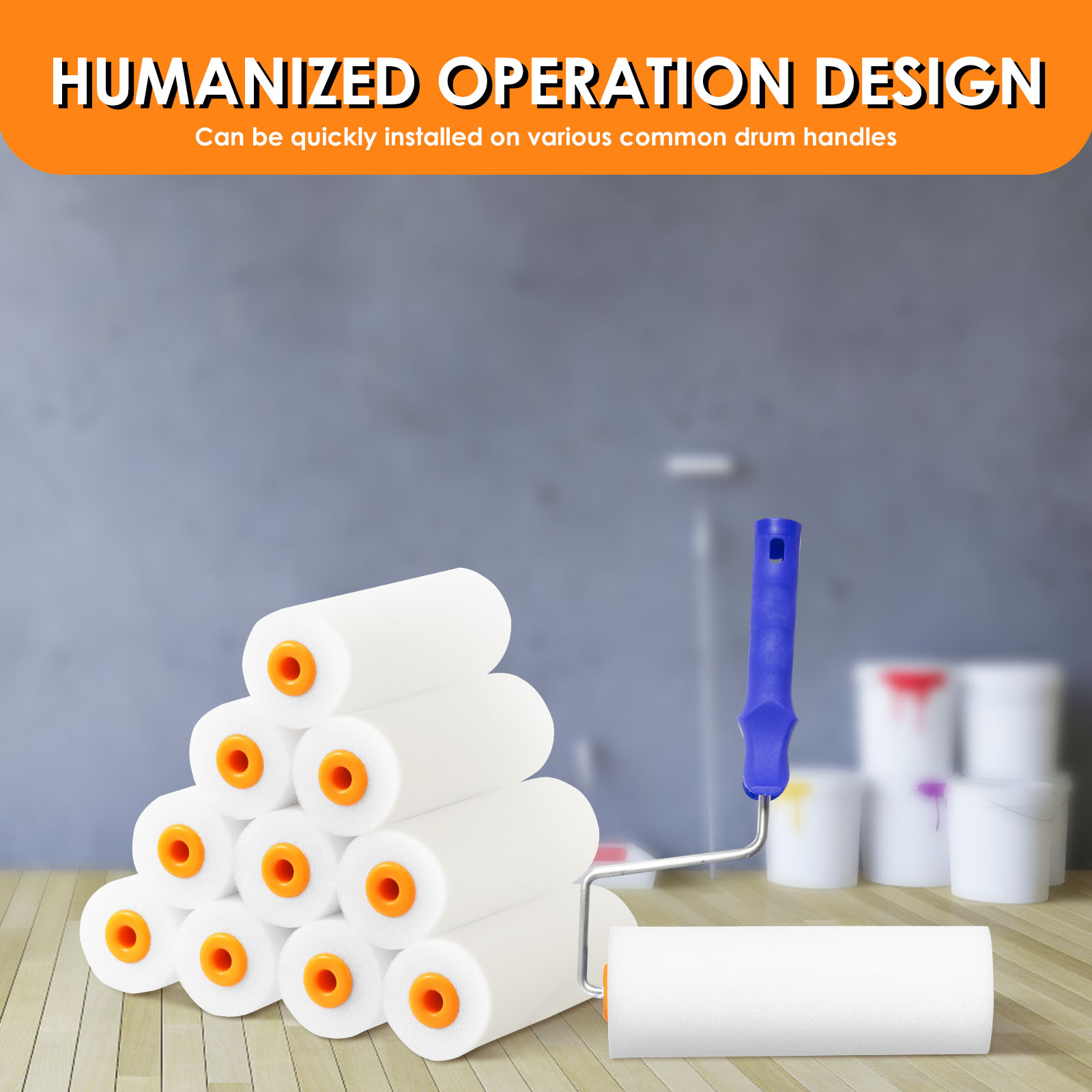 30Pcs Foam Cupboard Paint Roll - Foam Roller High Density recensie en prijs