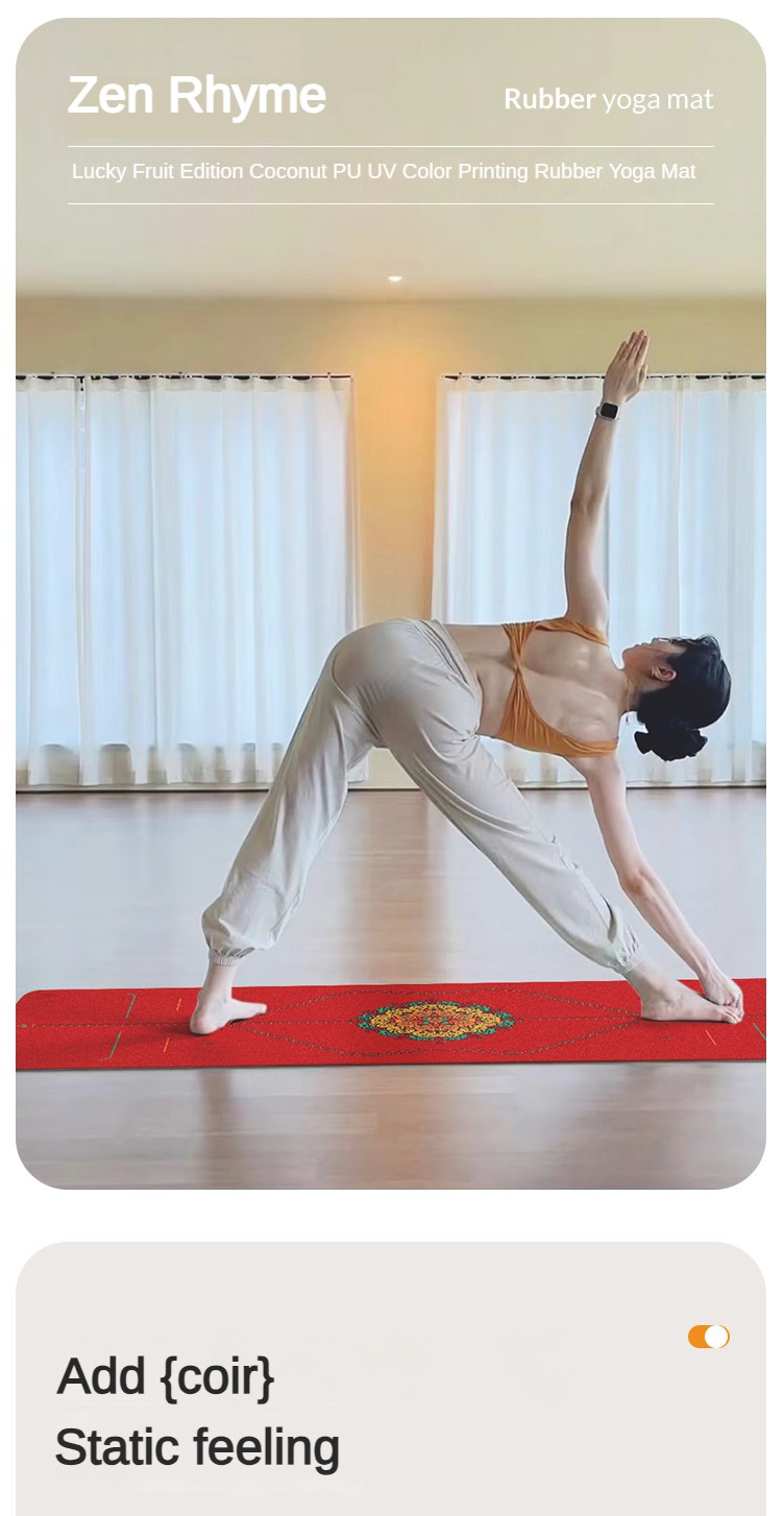 Zen Rhyme Frosted Pu Natural R - Home Gym Yoga Mat recensie en prijs