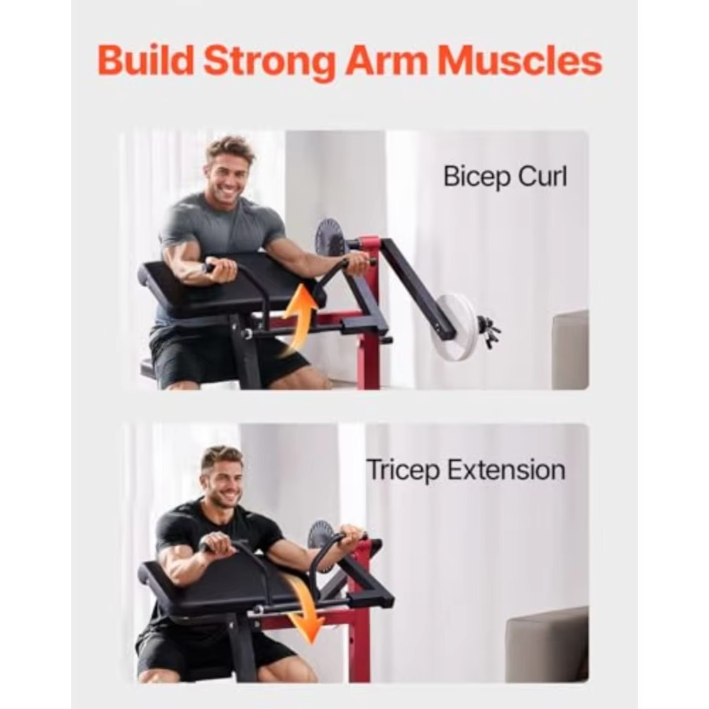 2-in-1 Preacher Curl Machine S - Home Gym Leg Extension Machine recensie en prijs