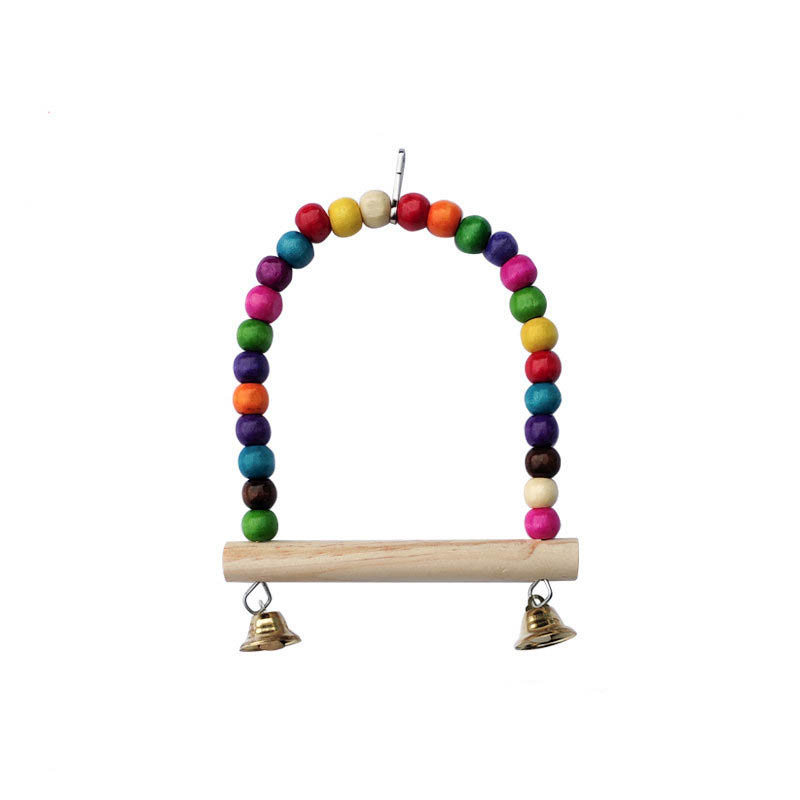 Wooden Bird Toys Small Parrot  - Gymnastic Rings Wooden recensie en prijs