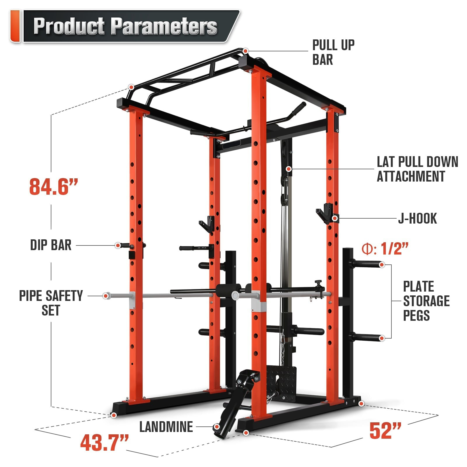 Commercial  Multi-function Pow - Home Gym Fitness recensie en prijs
