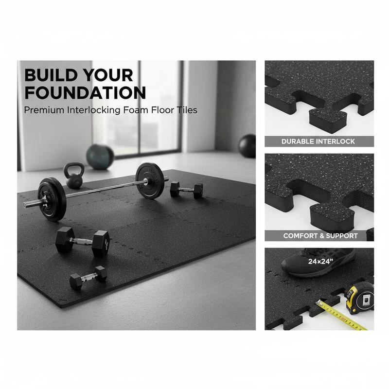 EVA Interlocking Foam Floor Ti - Home Gym Yoga Mat recensie en prijs