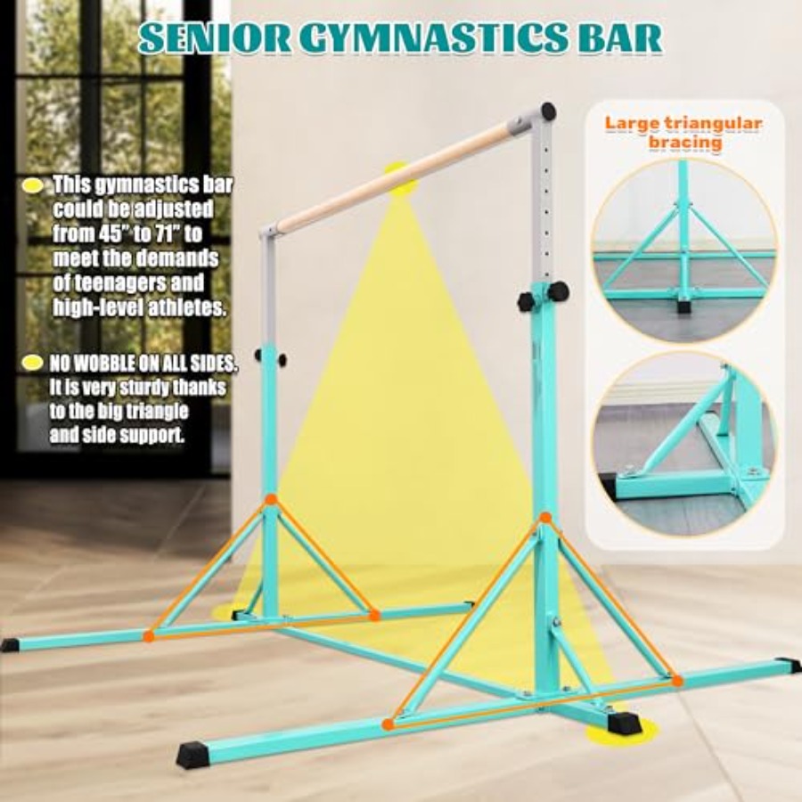 Gymnastics Bar for home gym tr - Gymnastic Rings Wooden recensie en prijs