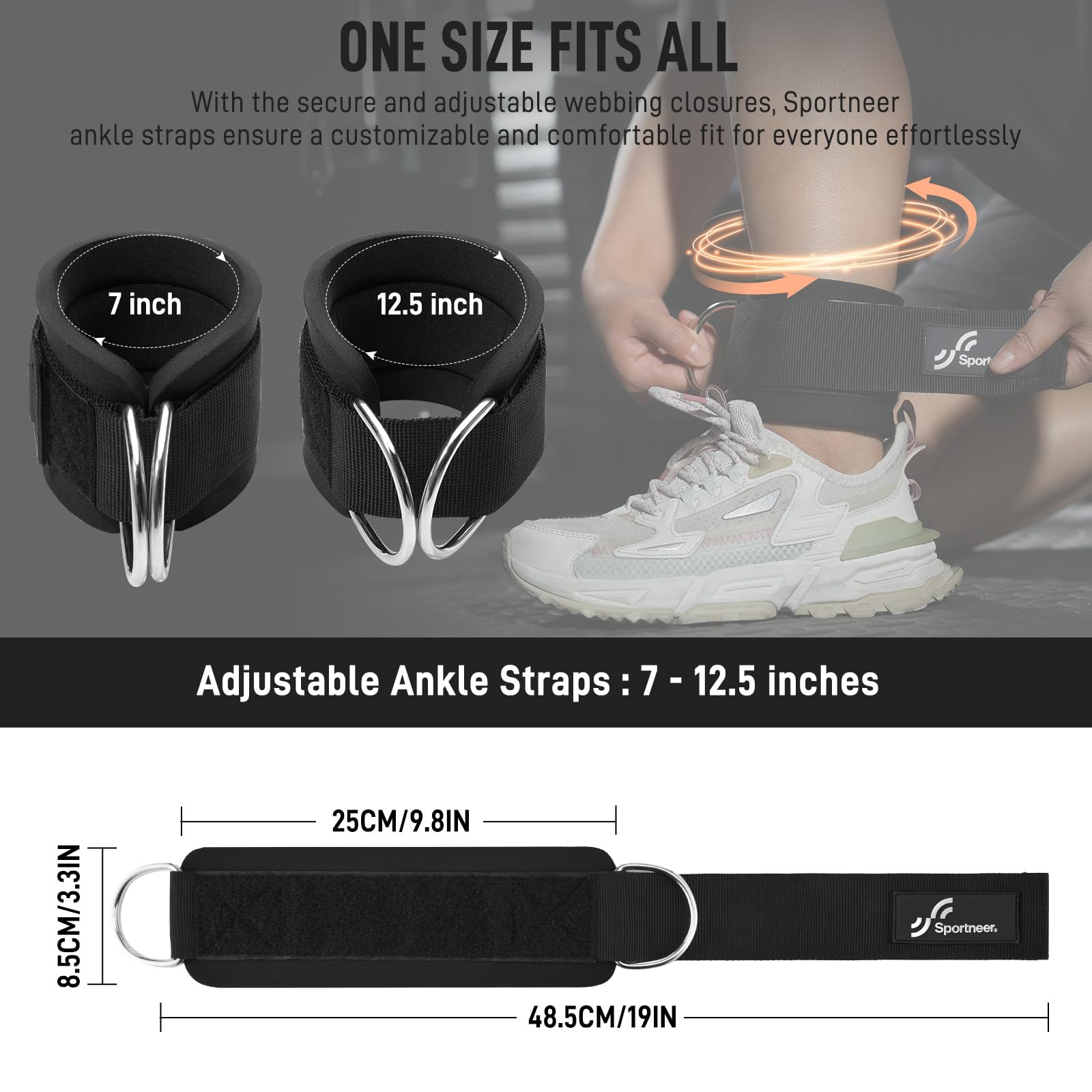 Sportneer Adjustable Ankle Str - Home Gym Leg Extension Machine recensie en prijs