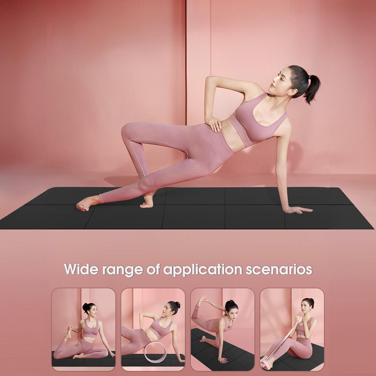 Foldable Yoga Mat Black Eco Fr - Home Gym Yoga Mat recensie en prijs