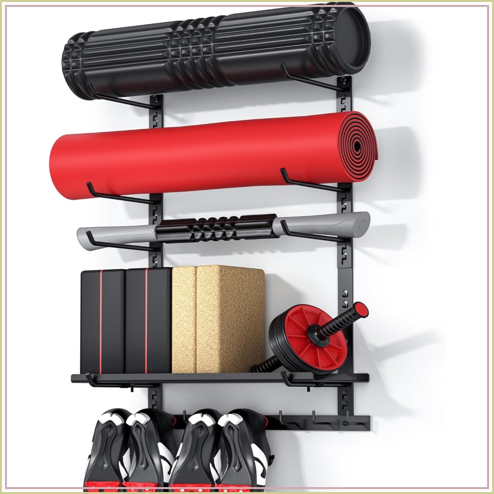 Adjustable Wall-Mounted Gym Eq - Home Gym Yoga Mat recensie en prijs