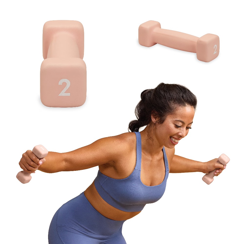 Neoprene Coated 2 Pound Dumbbe - Home Gym Fitness recensie en prijs