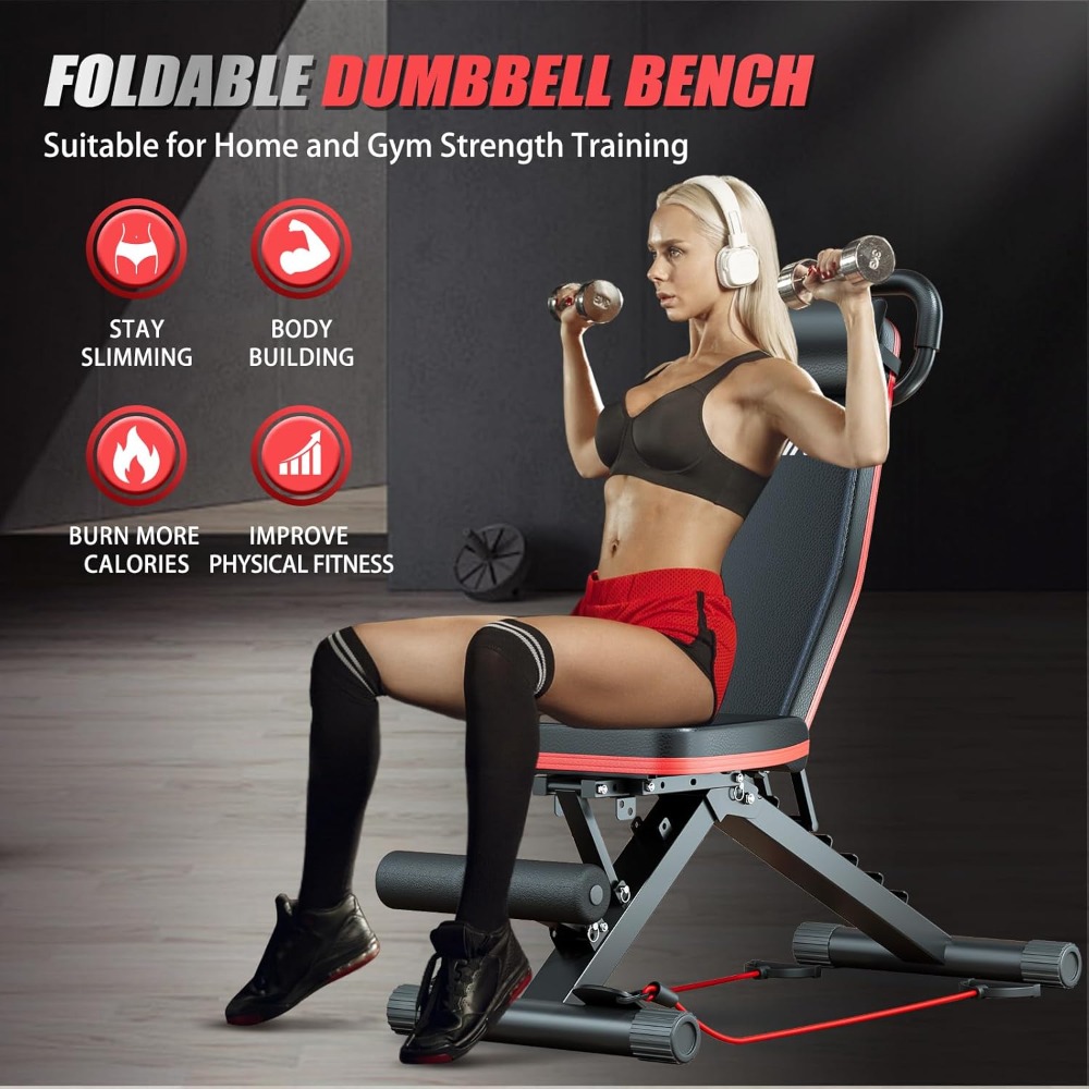 2026 Adjustable Weight Bench,  - Home Gym Foldable recensie en prijs
