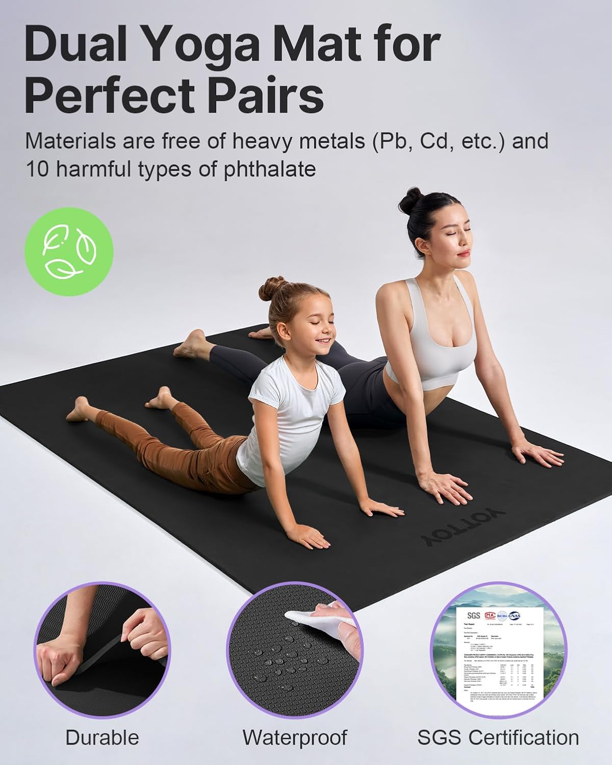 Large Yoga Mat 75x52x1/2in, Ex - Home Gym Yoga Mat recensie en prijs