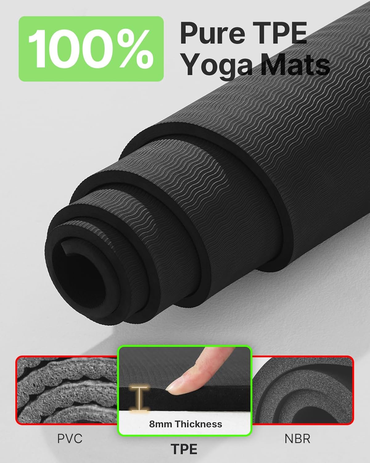 Large Yoga Mat 75x52x1/2in, Ex - Home Gym Yoga Mat recensie en prijs