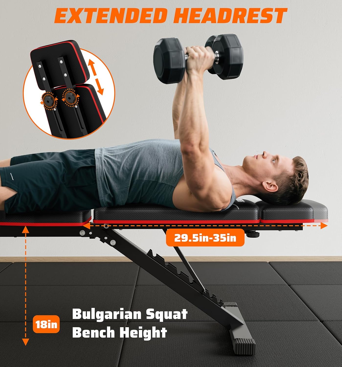 Home Gym Foldable Weight Bench - Home Gym Foldable recensie en prijs