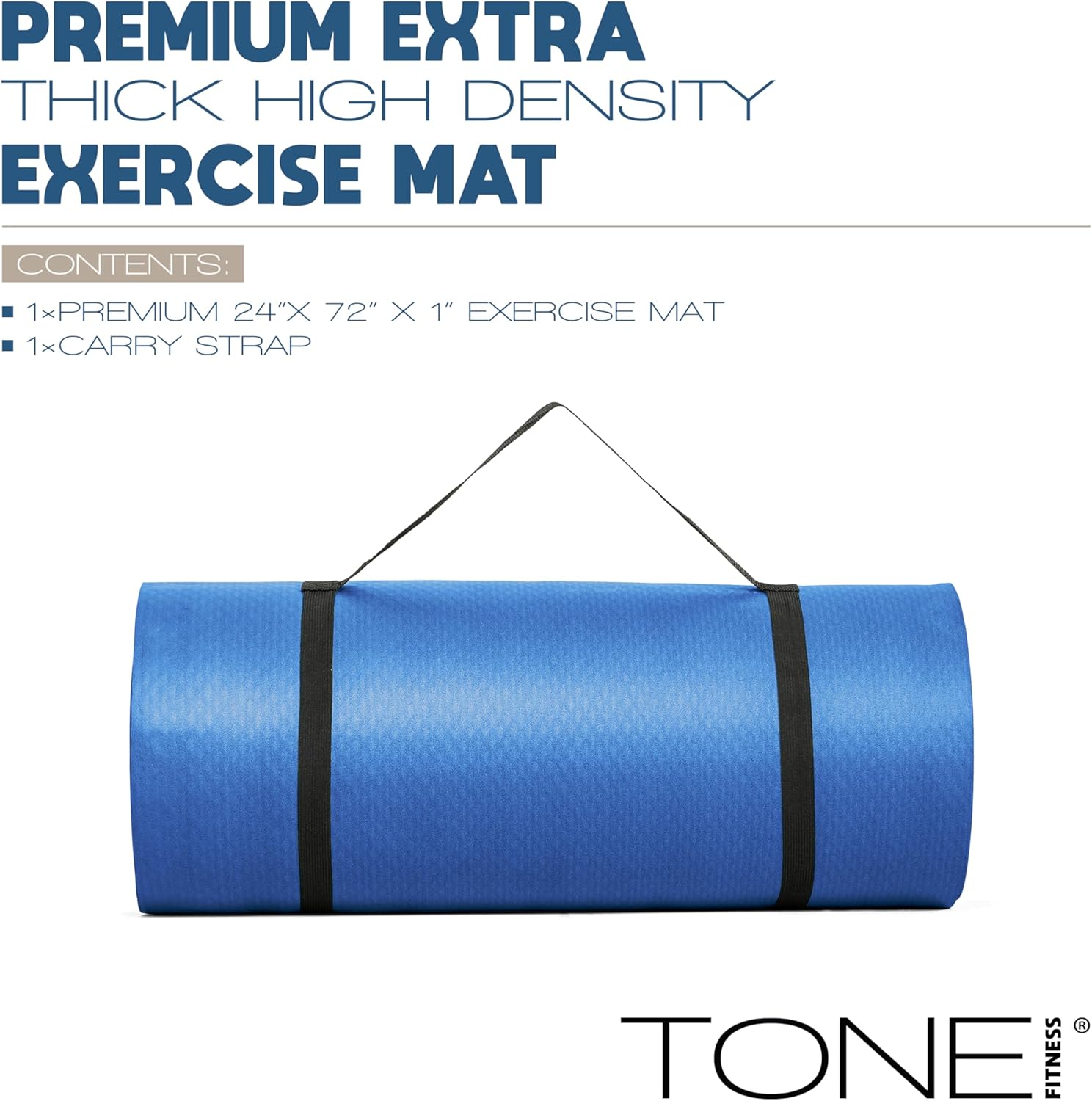 1-Inch Thick Yoga Mat, High-De - Home Gym Yoga Mat recensie en prijs