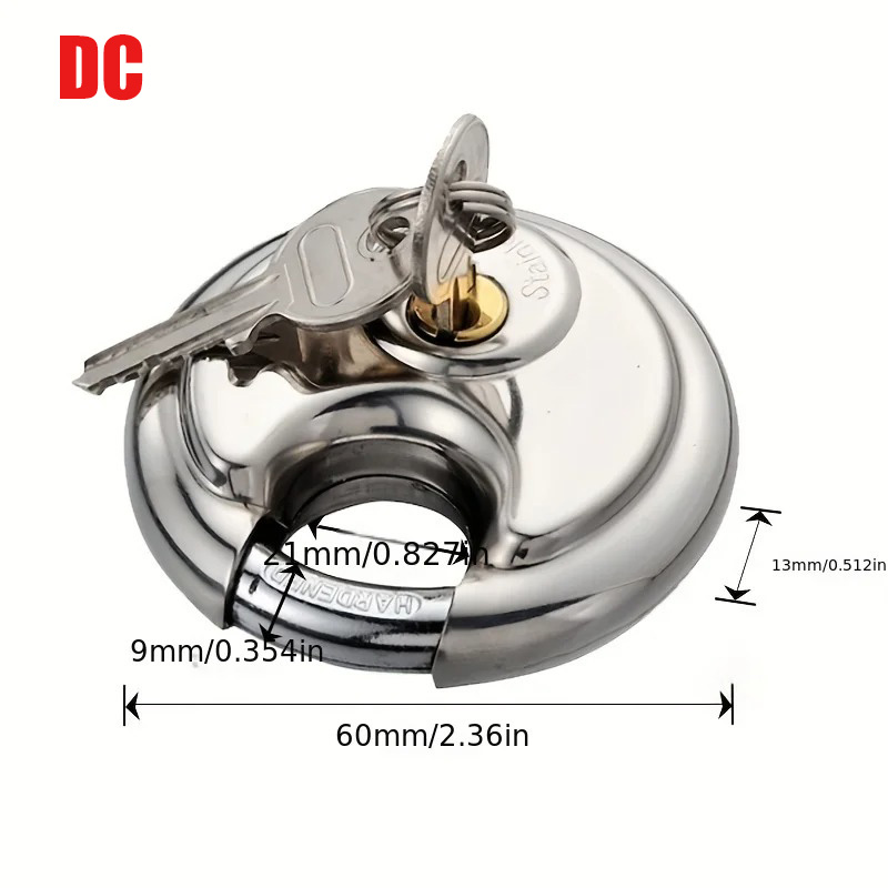1/2/3PCS 60MM Round Stainless  - Home Gym Compact recensie en prijs