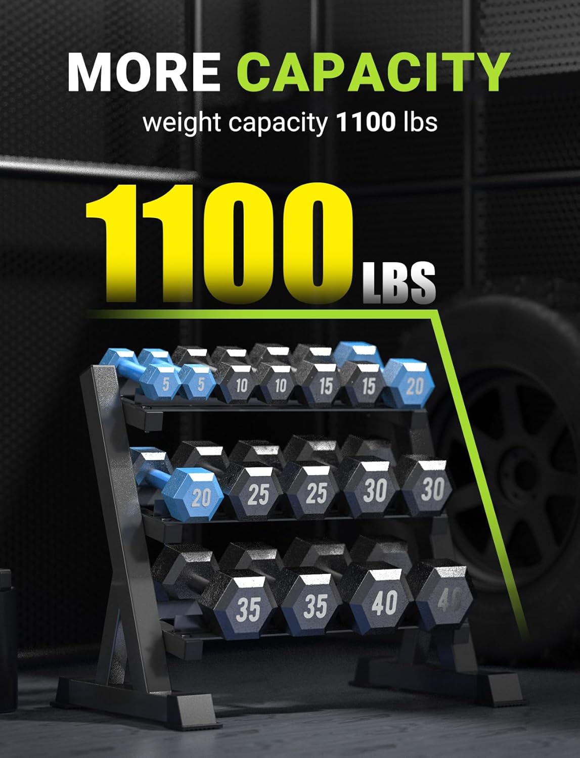 Home Gym Dumbbell Rack, 3 & 5  - Home Gym Compact recensie en prijs